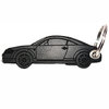 Schlüsselanhänger Audi TT; Leder; schwarz
