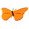 Lichtfänger "Schmetterling"; Acryl, orange tr.