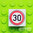 LEGO® -Verkehrszeichen Tempolimit 30