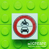 LEGO® -Verkehrszeichen Verbot für Kraftfahrzeuge
